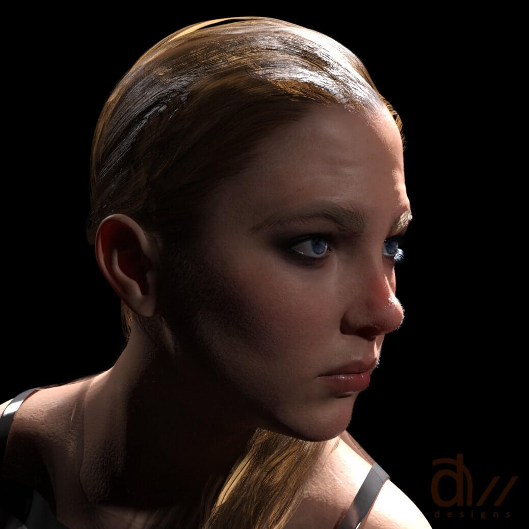 Behind the smile 3D Render, Digital Art by dwindt