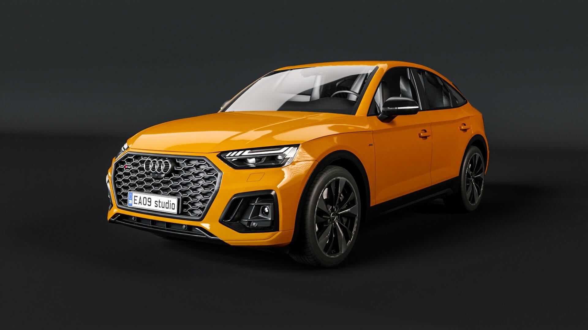 2022 Audi Q5 Sportback S Line 3D Model by EA09studio