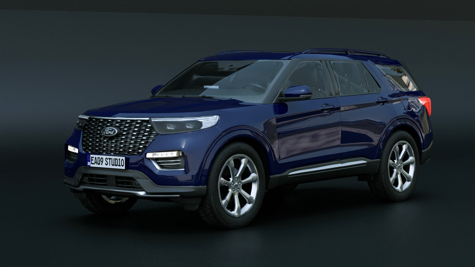 2022 Changan Ford Explorer 3D Model by EA09studio