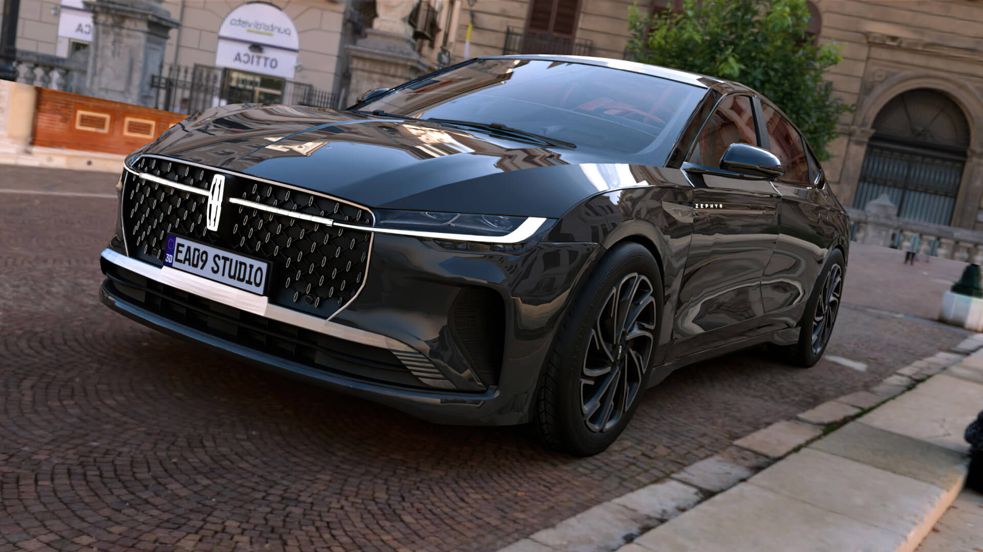 2023 Lincoln Zephyr - 3D Model by EA09studio