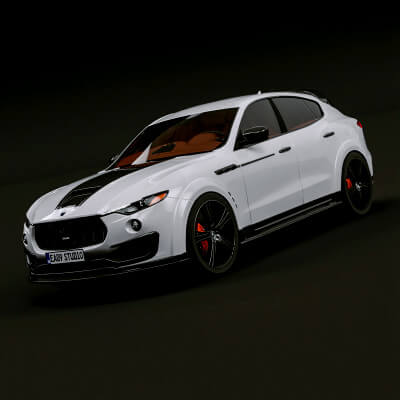 2023 Maserati Levante Tuning - 3D Model by EA09studio