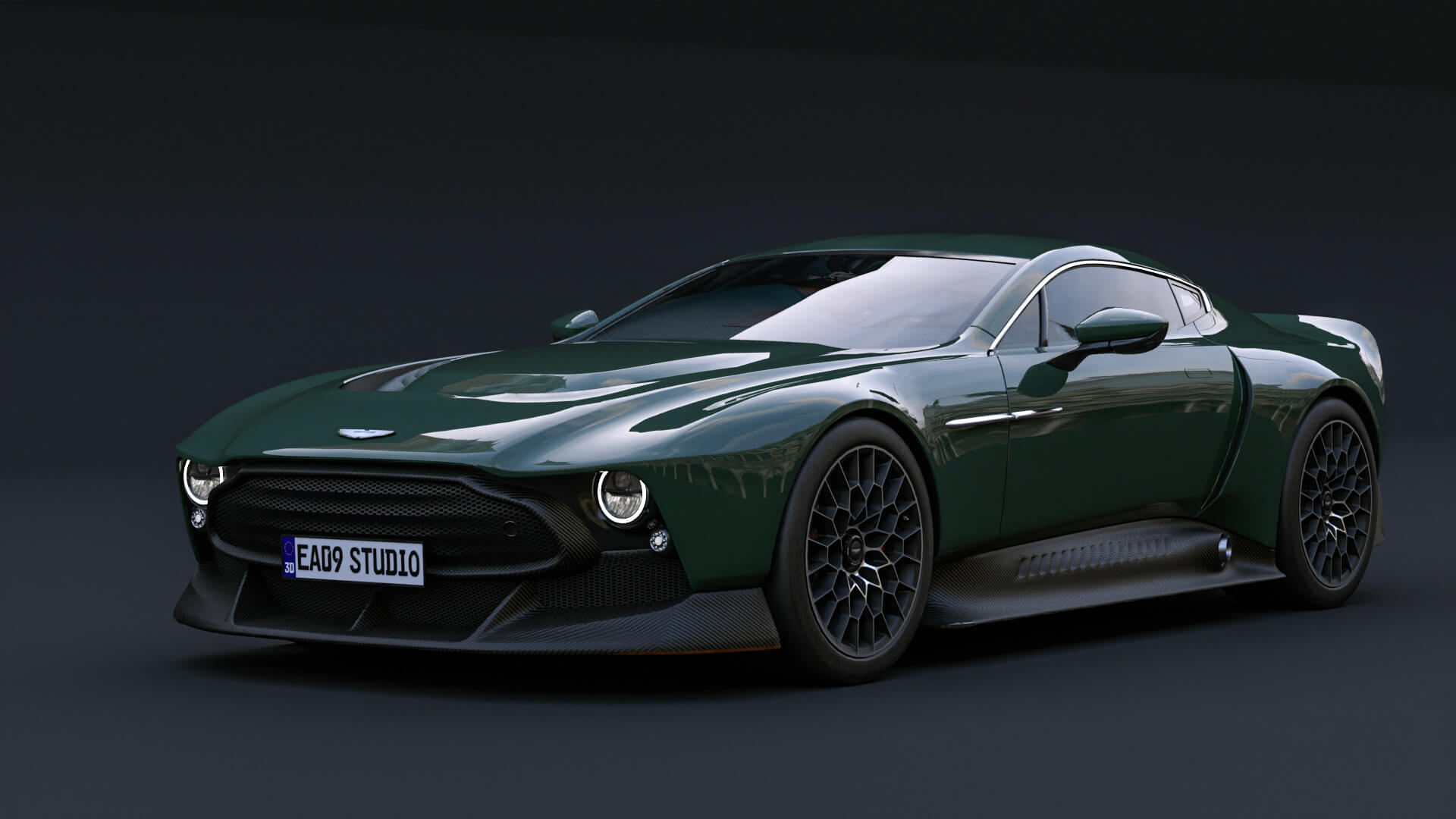 Aston Martin Victor 3D Model by EA09studio