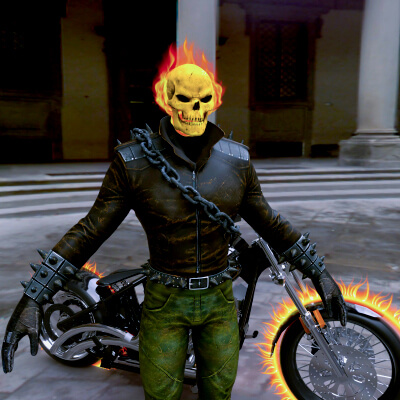 Ghost Rider Ui Ghost Rider Update Version - 3D Model by EA09studio