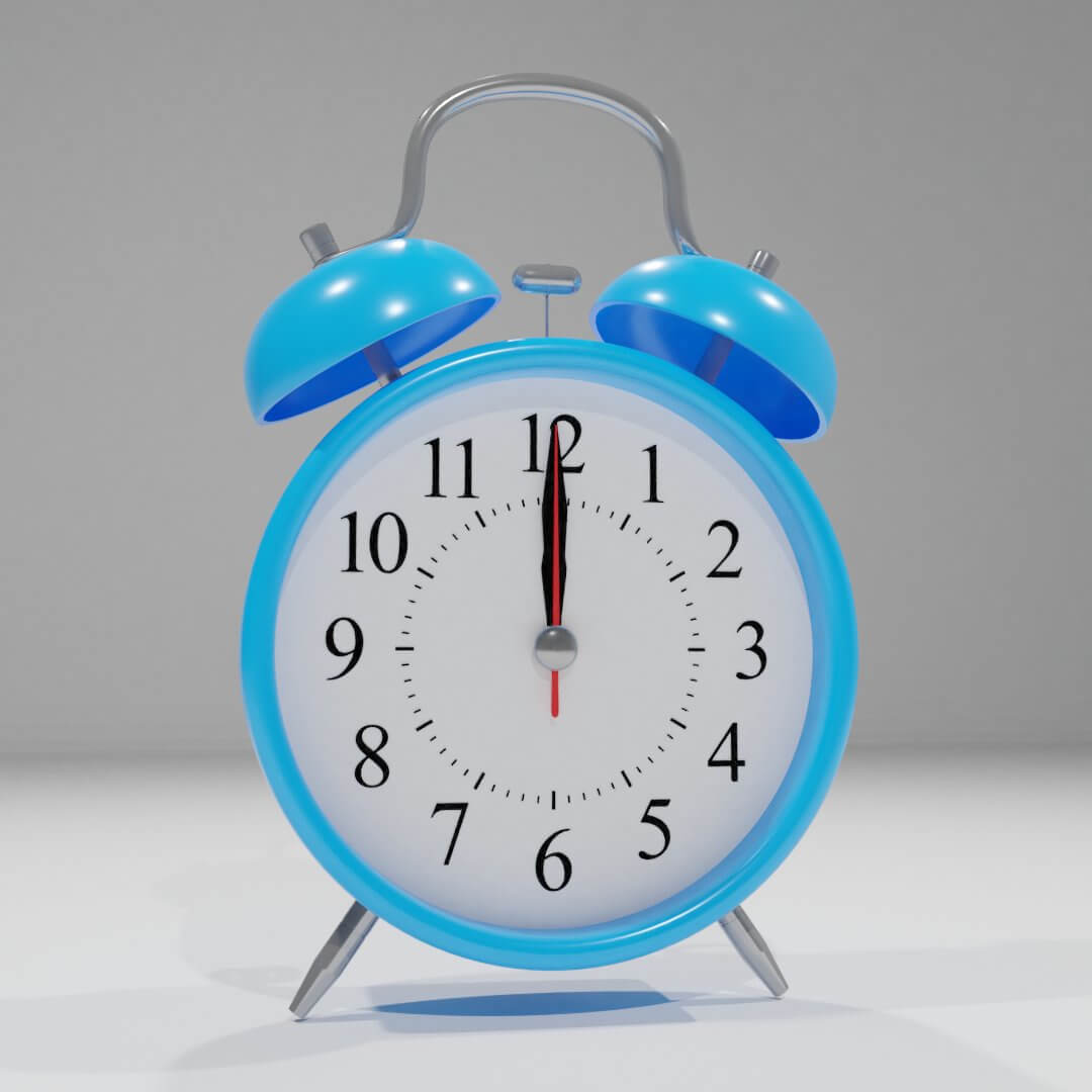 Alarm Clock Free 3D Model by Edwin polanco