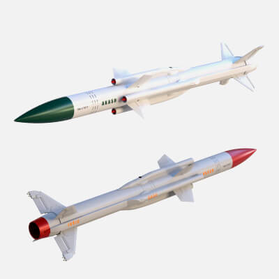 Akash-1S Akash SAM 3D Model by EFC