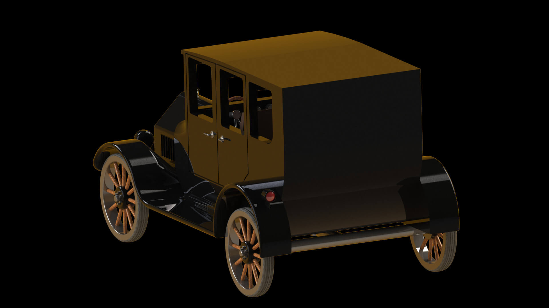 Antique Car - 3D Print Model by Ege Zengin