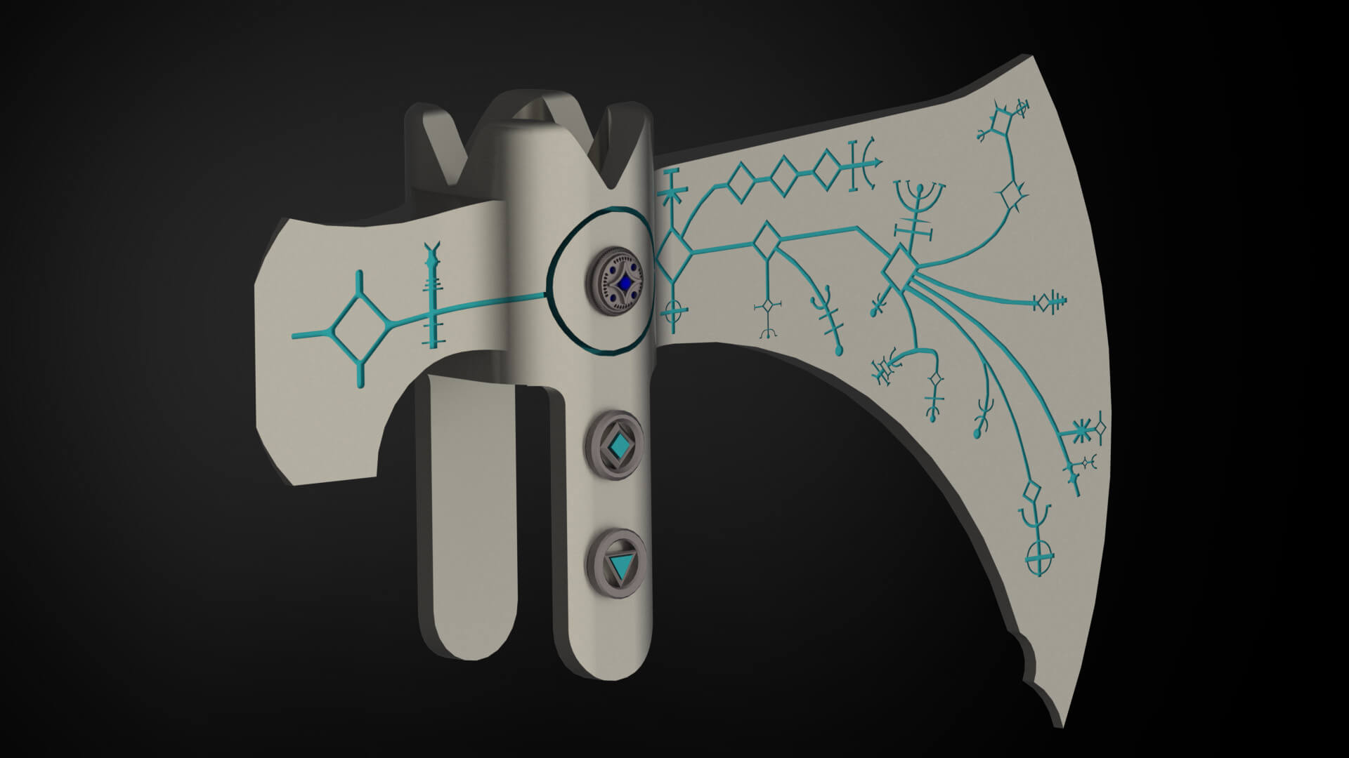 Leviathan Axe 3D Print Model by Ege Zengin