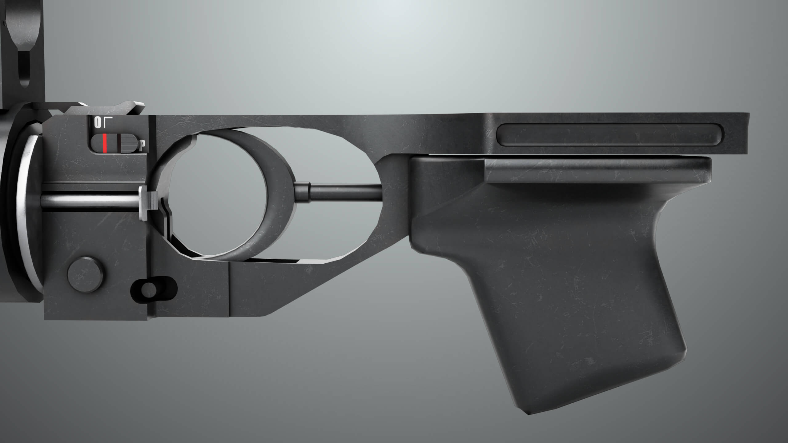 Grenade Launcher 03 Black Generic All PBR Unity UE Textures - 3D Model ...