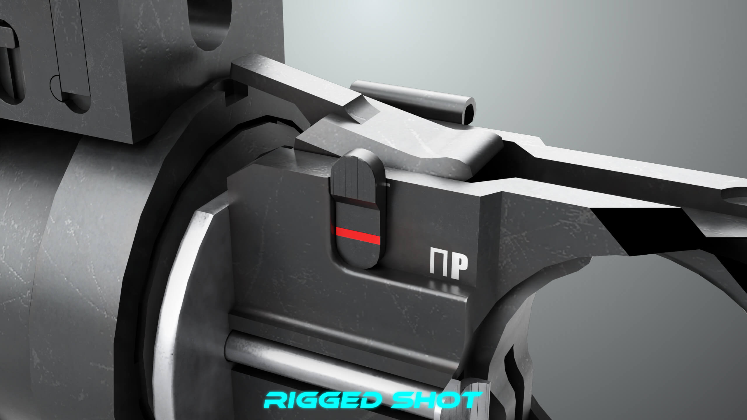 Grenade Launcher 03 Black Generic All PBR Unity UE Textures - 3D Model ...