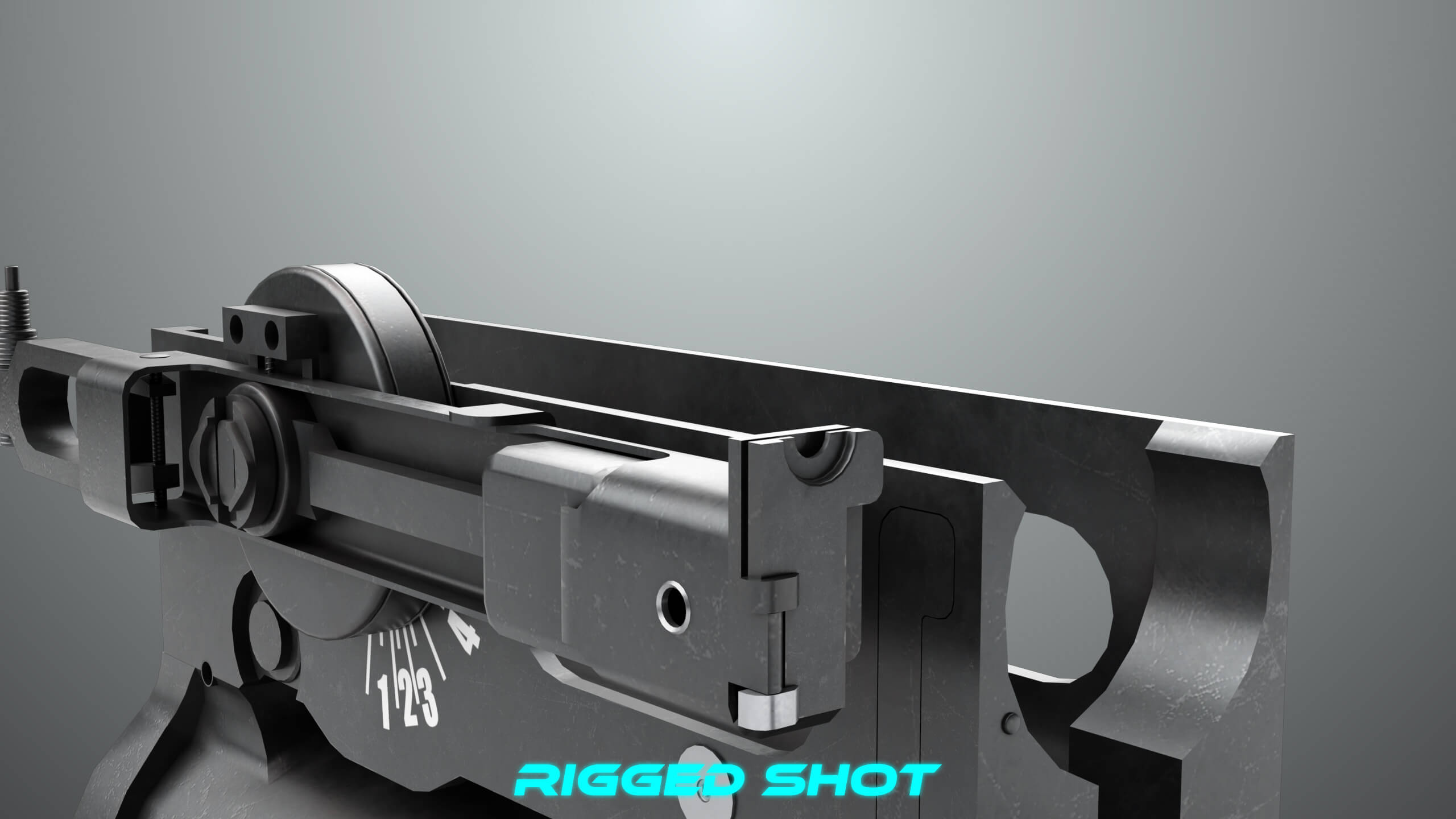 Grenade Launcher 03 Black Generic All PBR Unity UE Textures - 3D Model ...