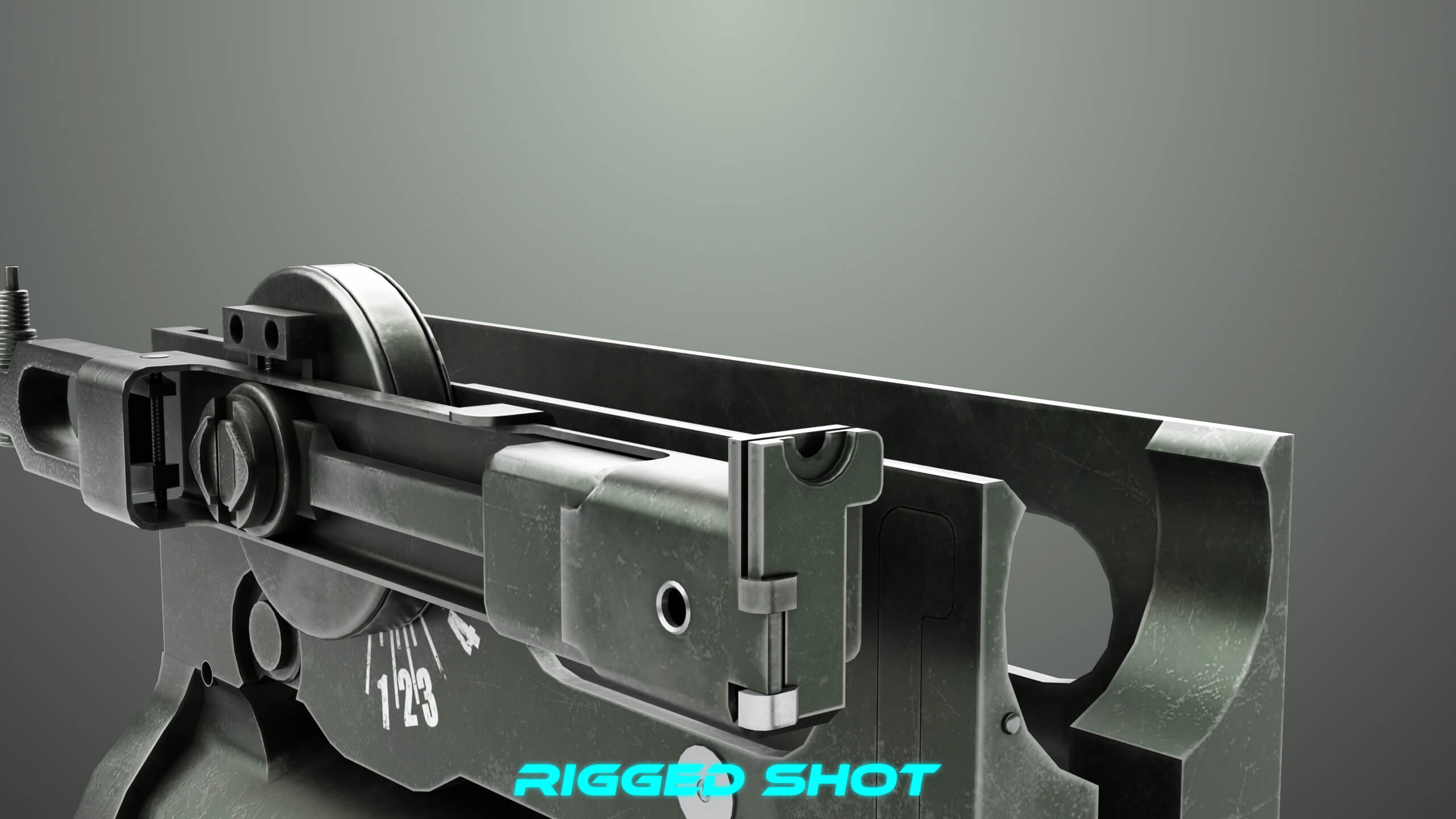 Grenade Launcher 03 Military Green Generic All PBR Unity UE - 3D Model ...