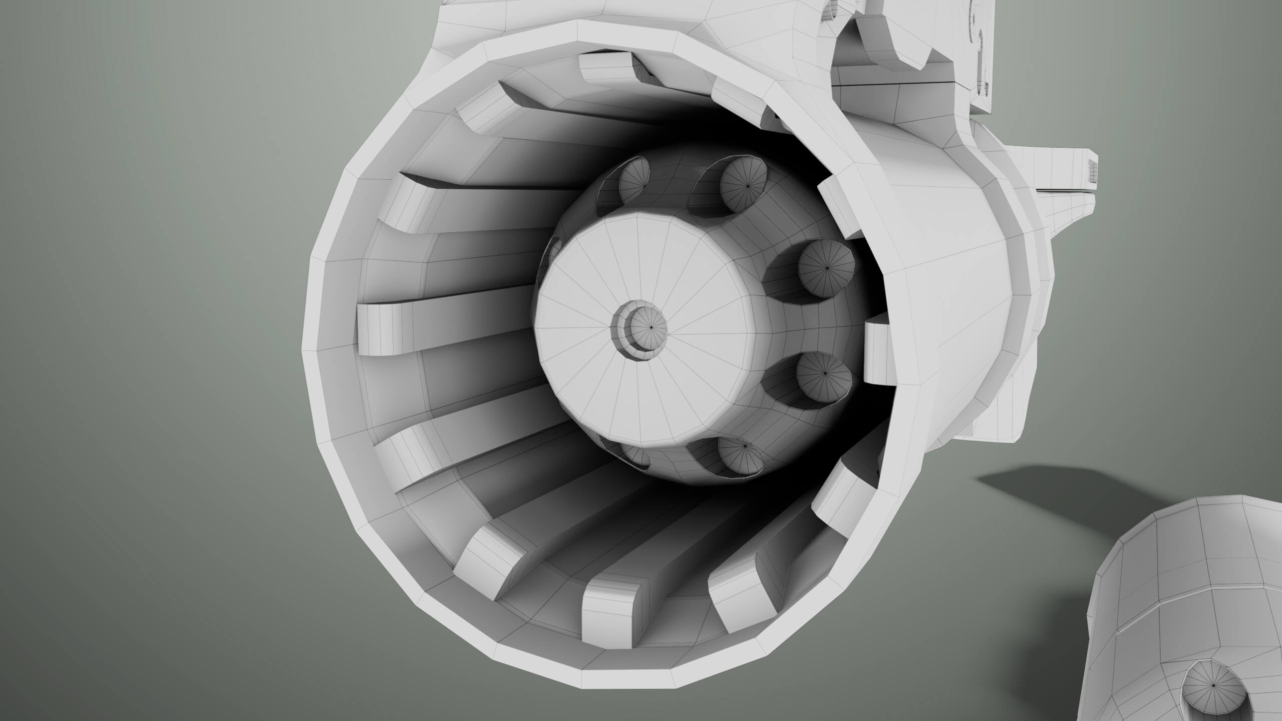 Grenade Launcher 03 Military Green Generic All PBR Unity UE - 3D Model ...