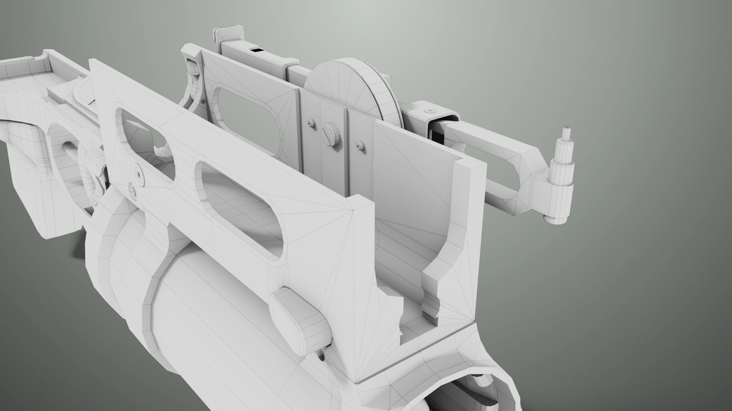 Grenade Launcher 03 Military Green Generic All PBR Unity UE - 3D Model ...