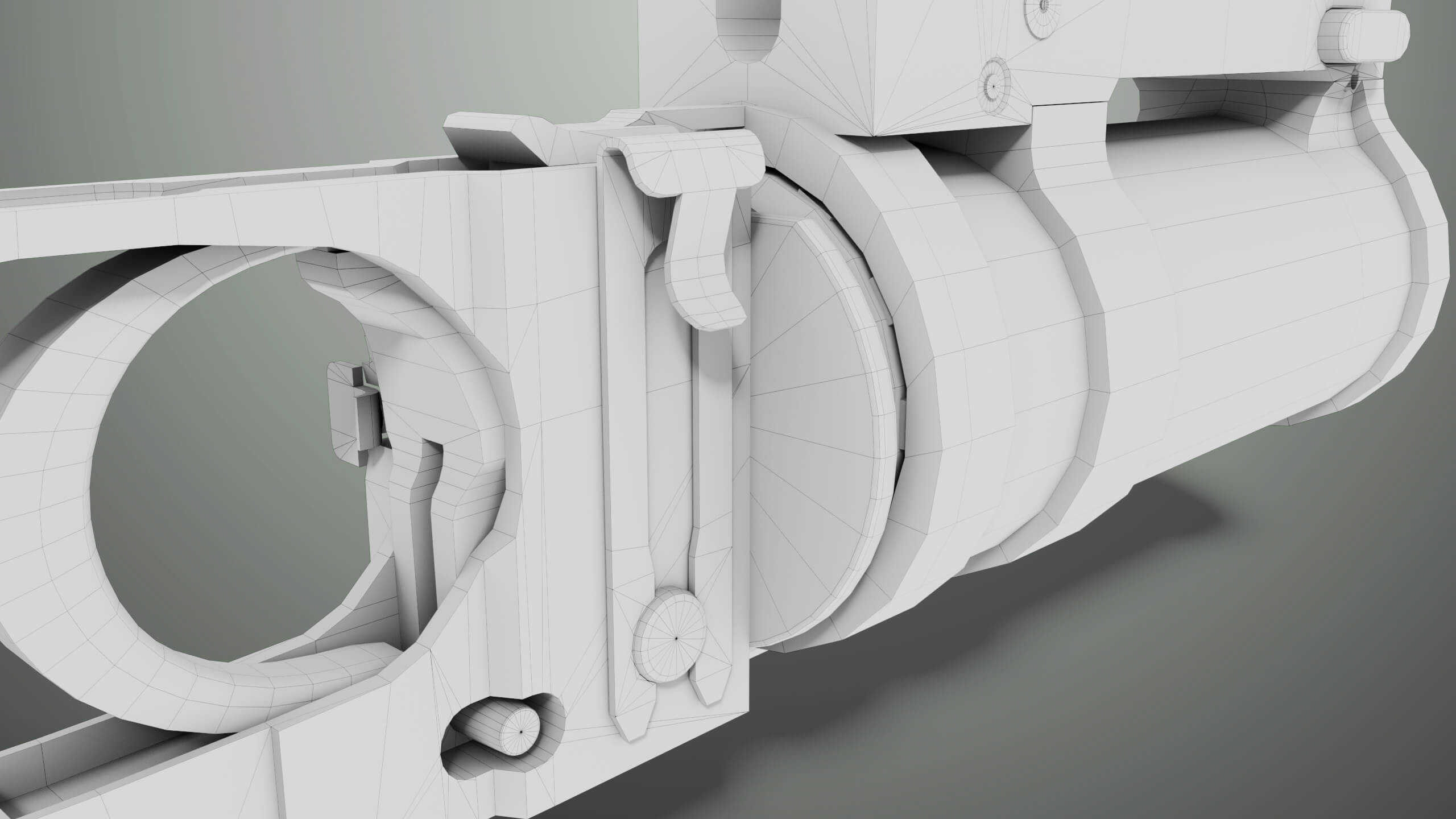 Grenade Launcher 03 Military Green Generic All PBR Unity UE - 3D Model ...