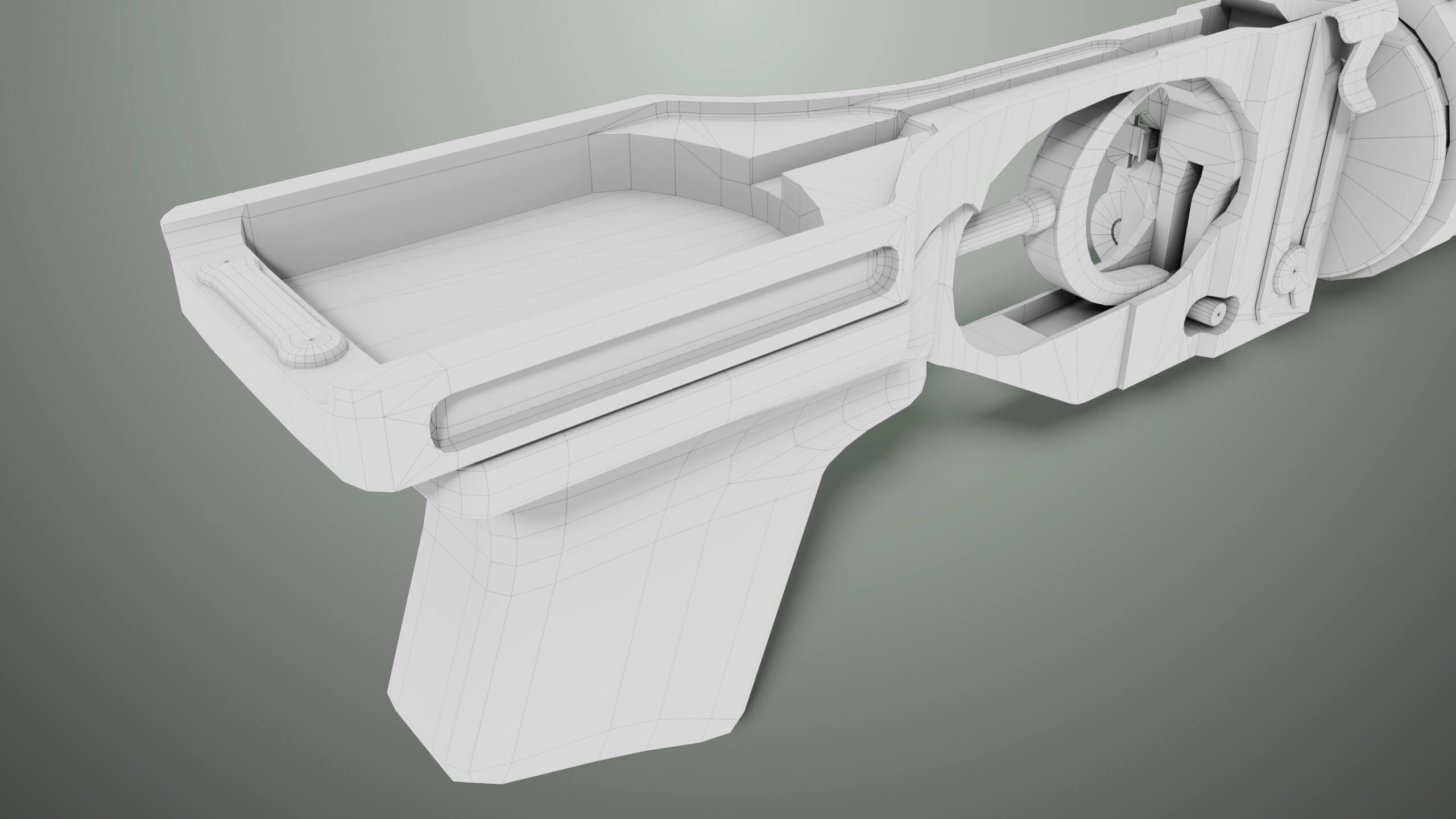 Grenade Launcher 03 Military Green Generic All PBR Unity UE - 3D Model ...