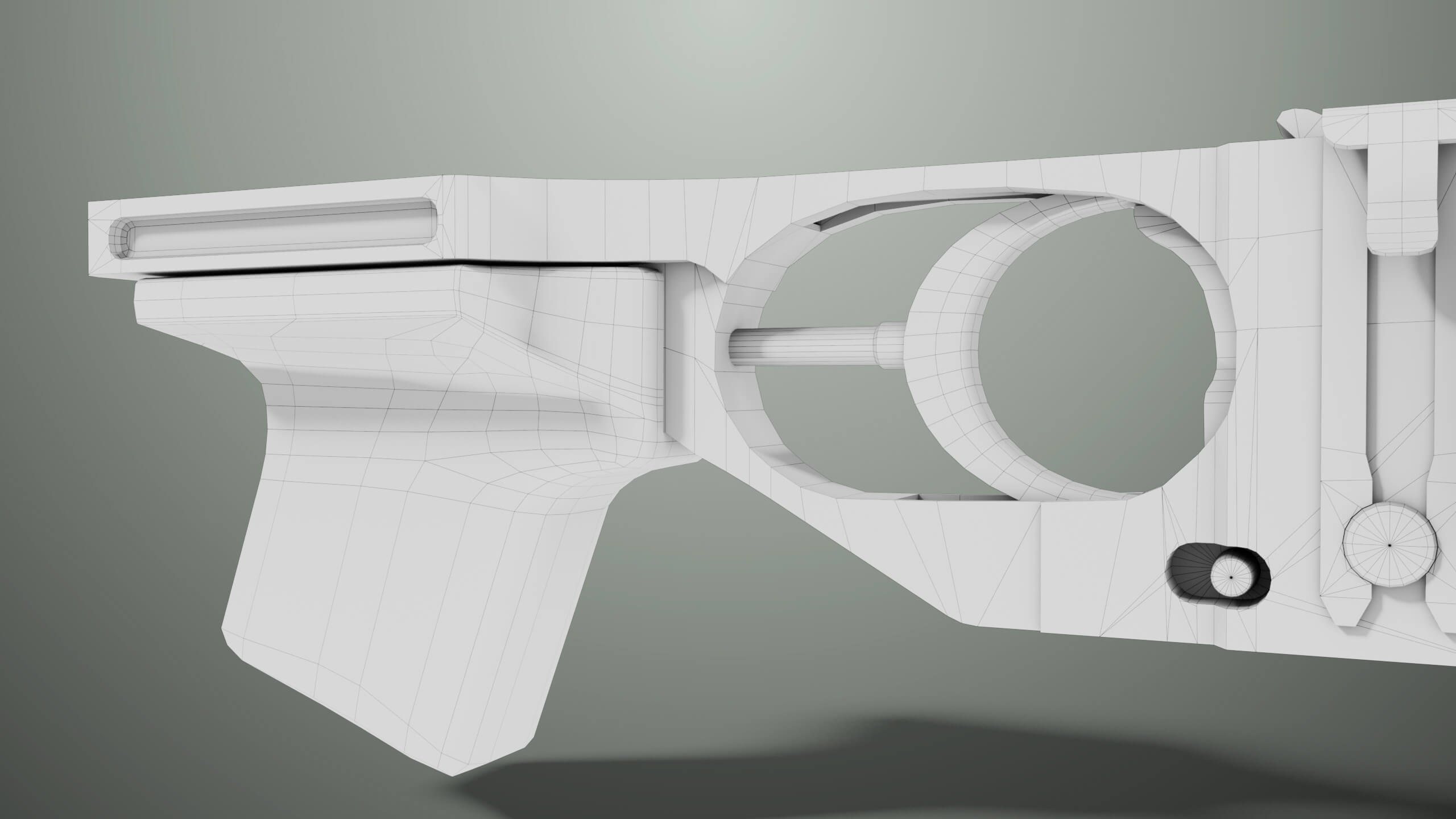 Grenade Launcher 03 Military Green Generic All PBR Unity UE - 3D Model ...