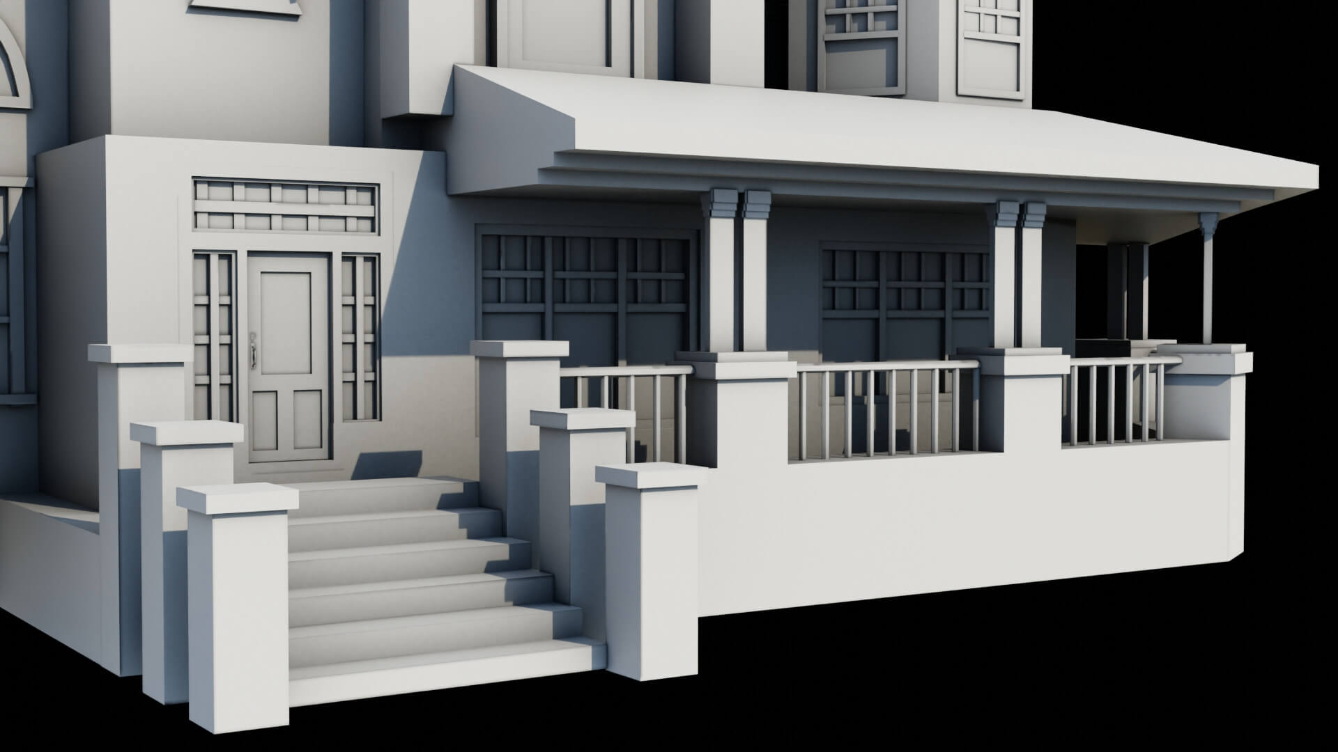 House 08 All PBR Unity UE Textures Included - 3D Model by Eight Vertex