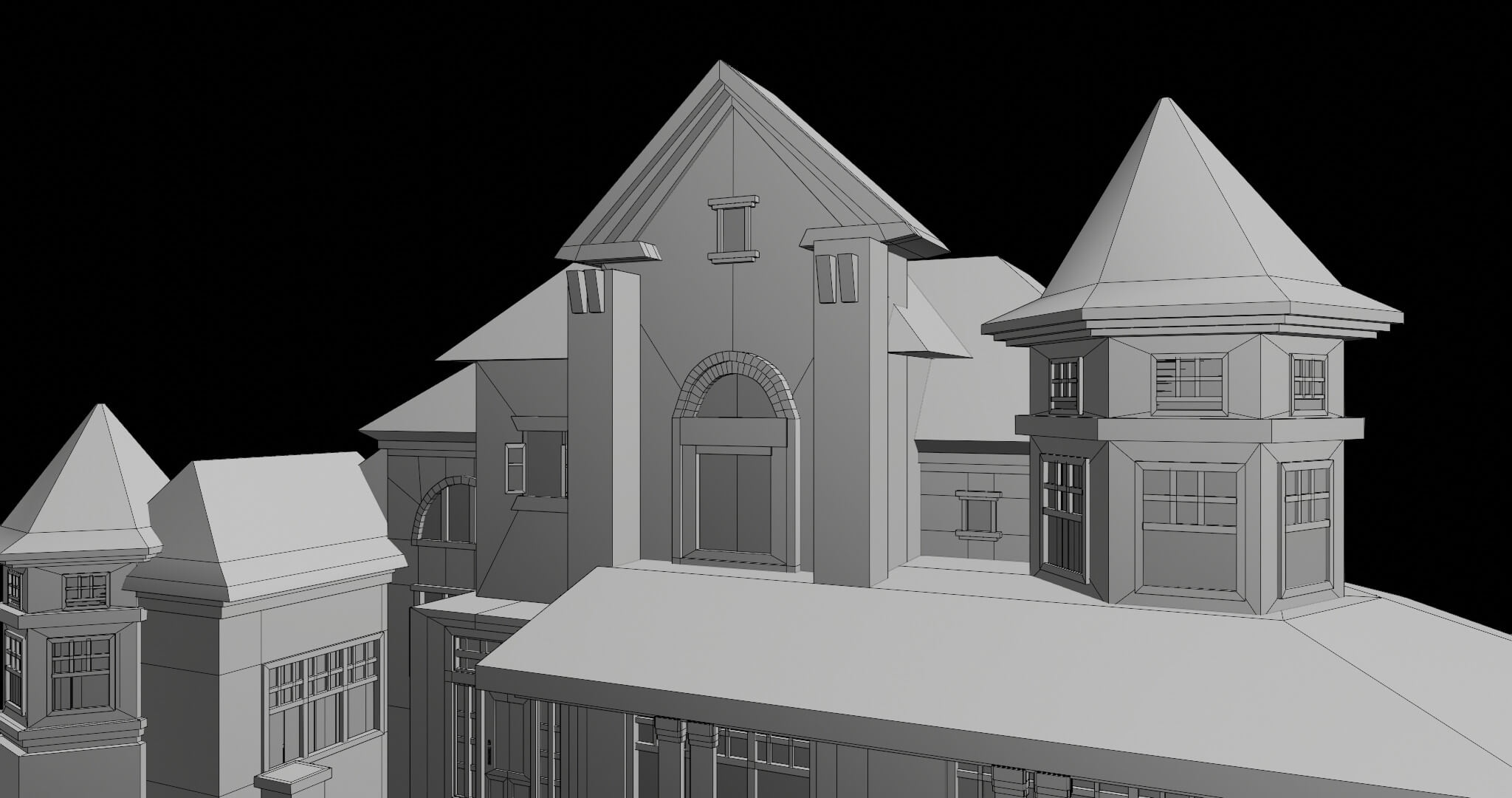 House 08 All PBR Unity UE Textures Included - 3D Model by Eight Vertex