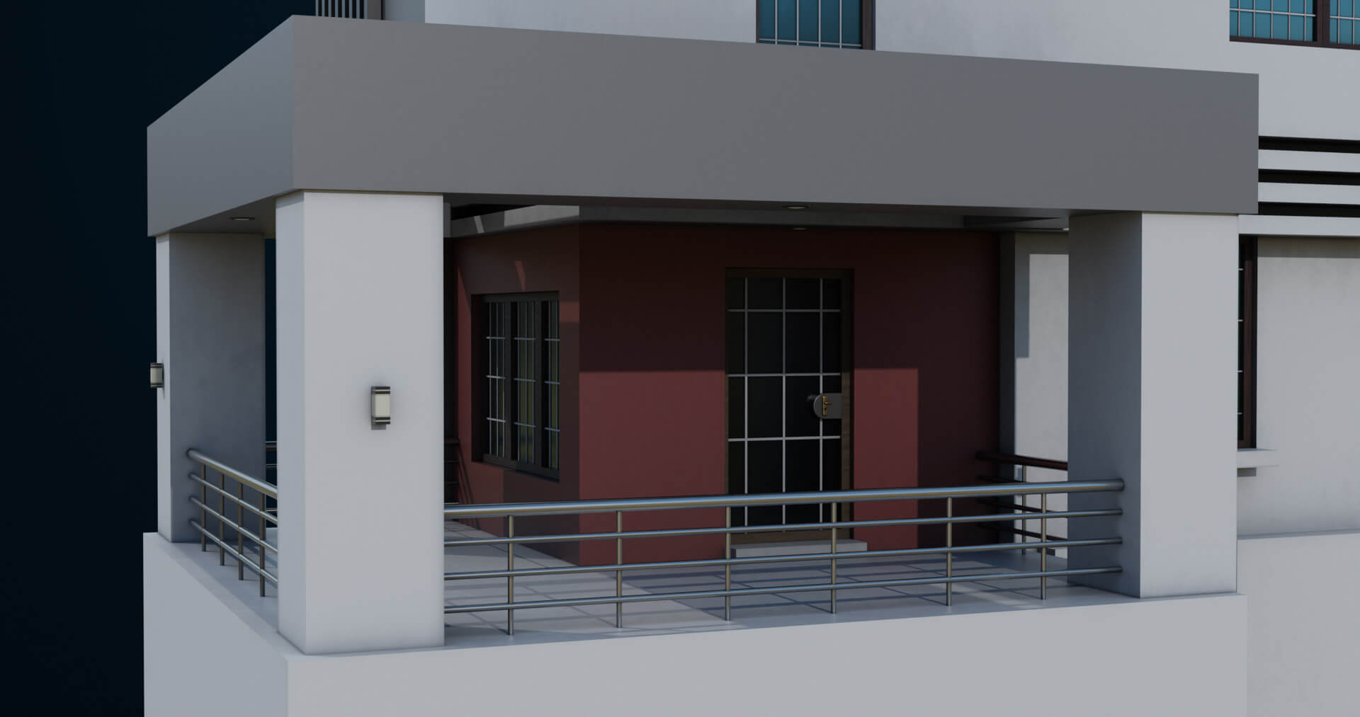 Modern House 01 All PBR Unity UE Textures - 3D Model by Eight Vertex