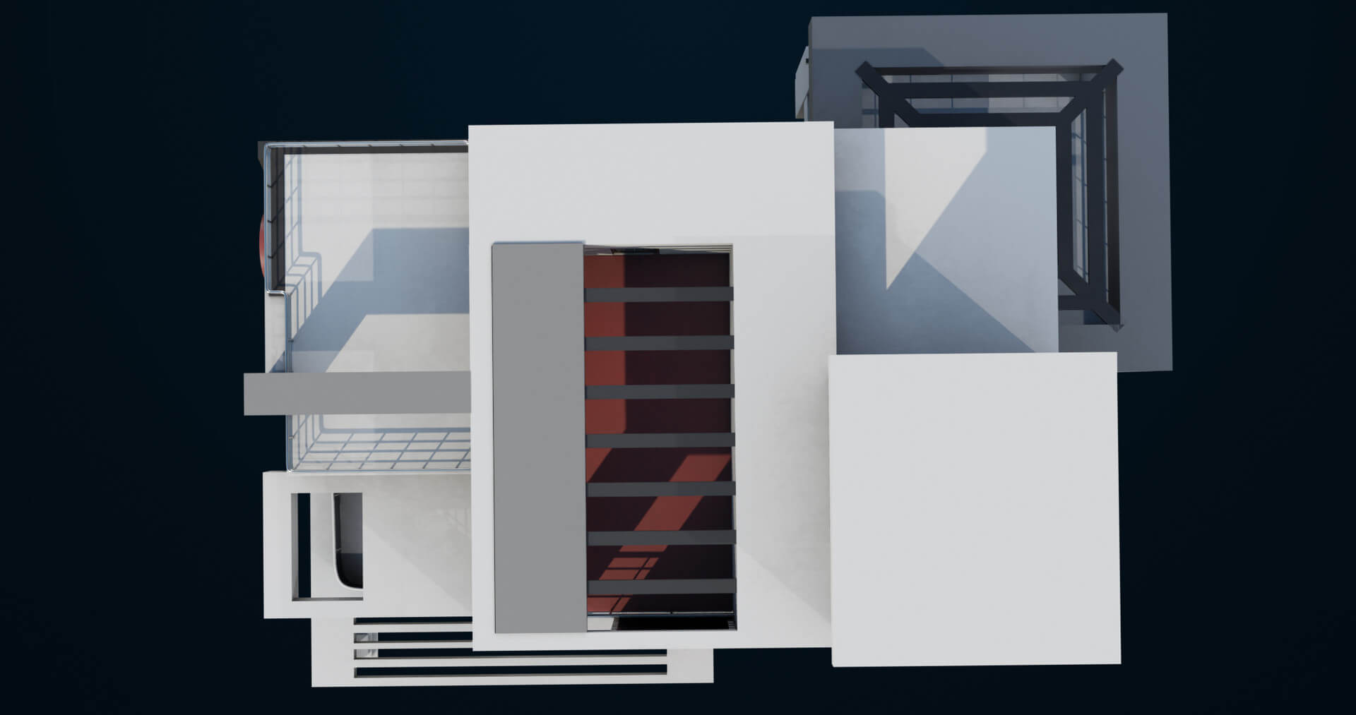 Modern House 01 All PBR Unity UE Textures - 3D Model by Eight Vertex