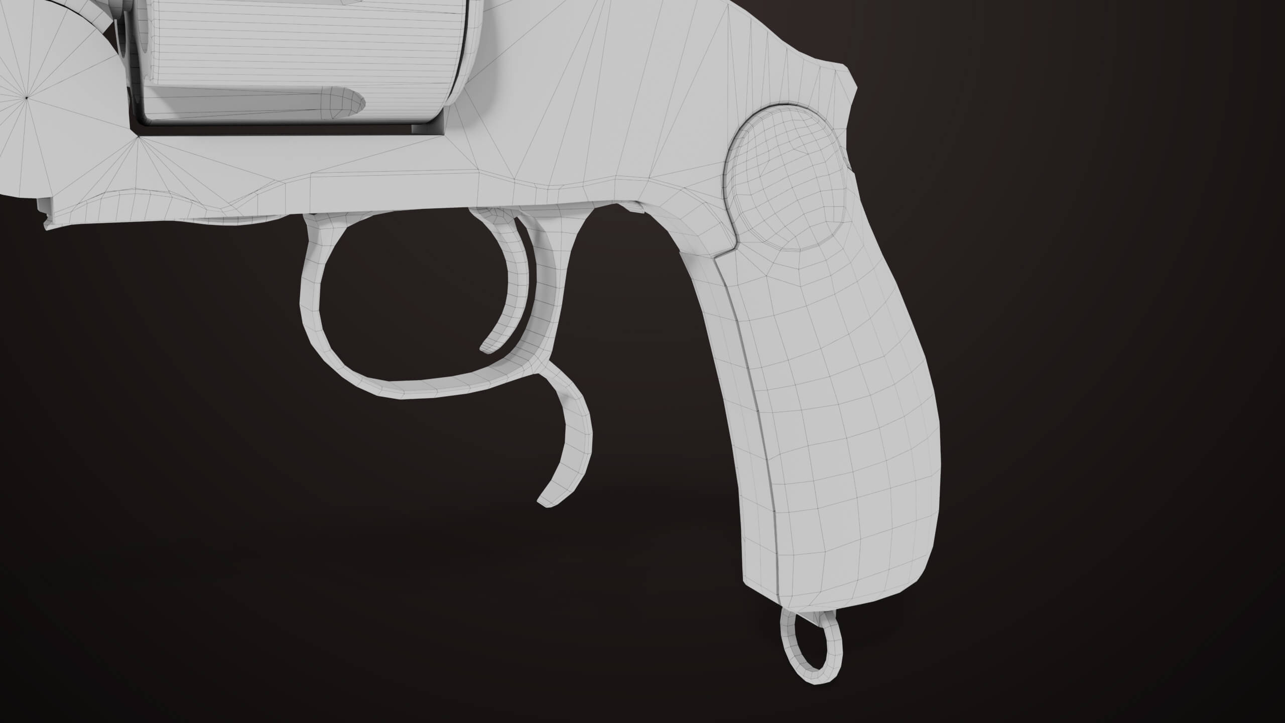 Revolver 02 Silver Smith Wesson M3 All PBR Unity UE Texture - 3D Model ...