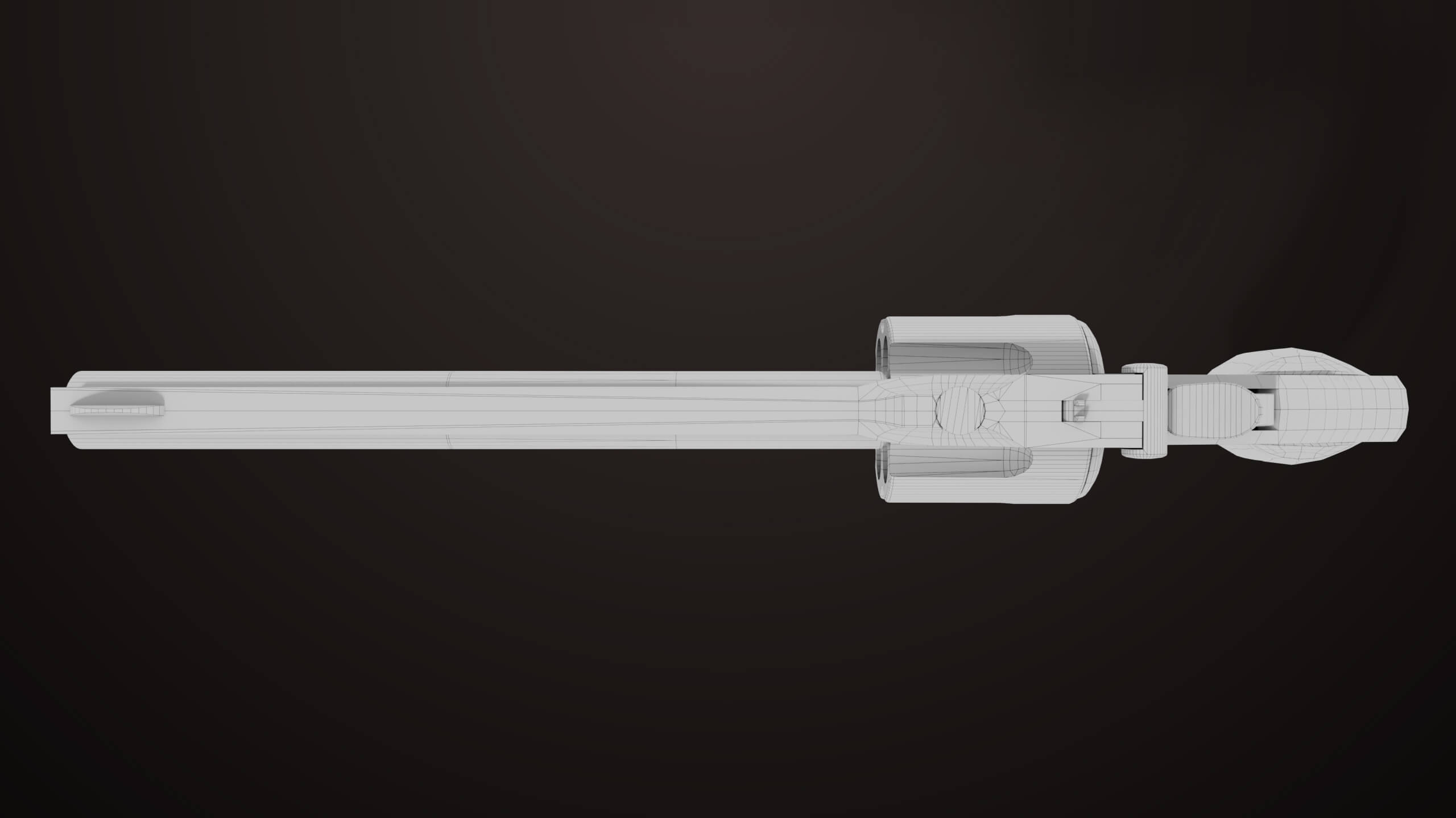 Revolver 02 Silver Smith Wesson M3 All PBR Unity UE Texture - 3D Model ...