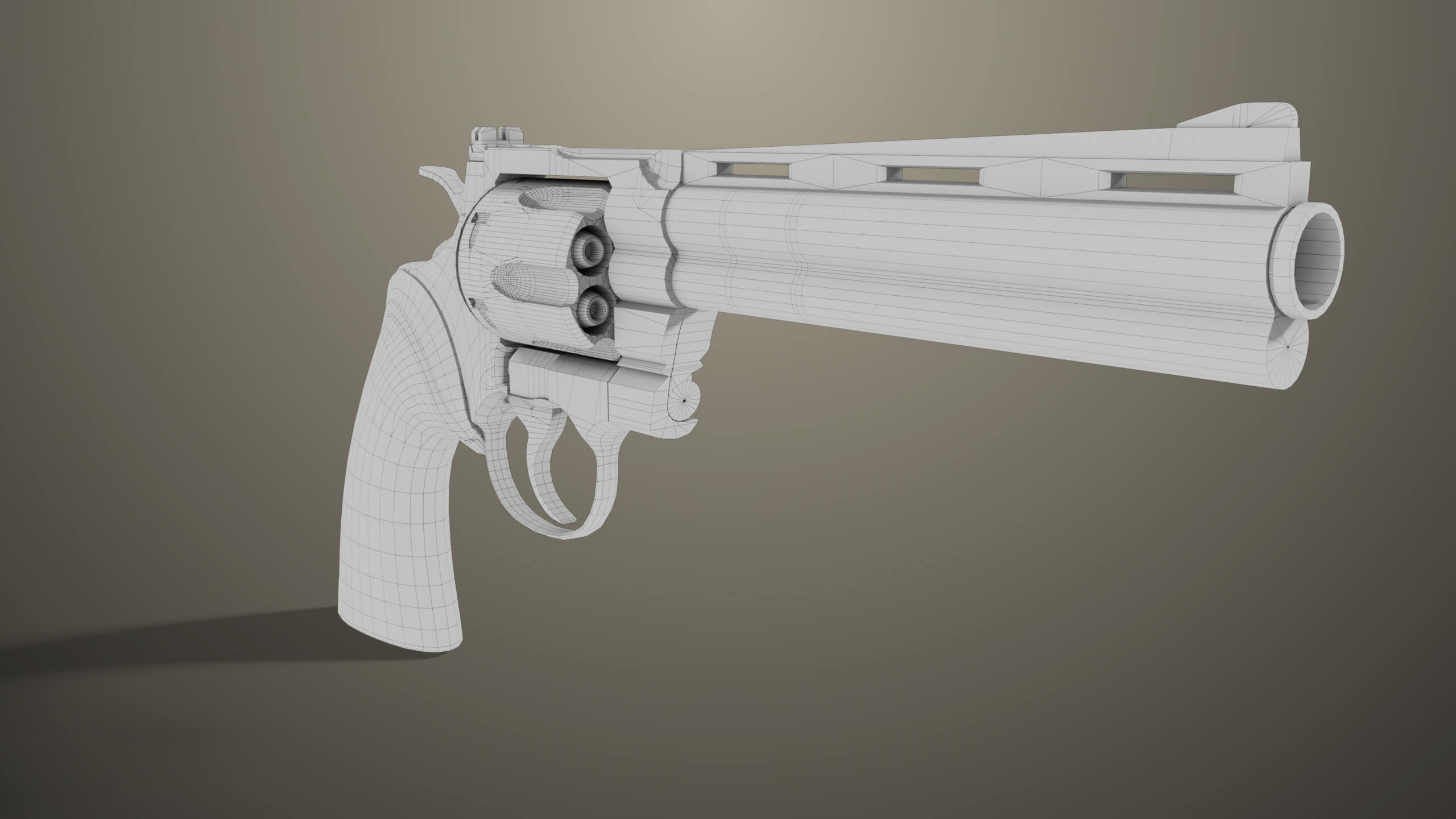 Revolver 05 Black Colt Python All PBR Unity UE Textures - 3D Model by ...