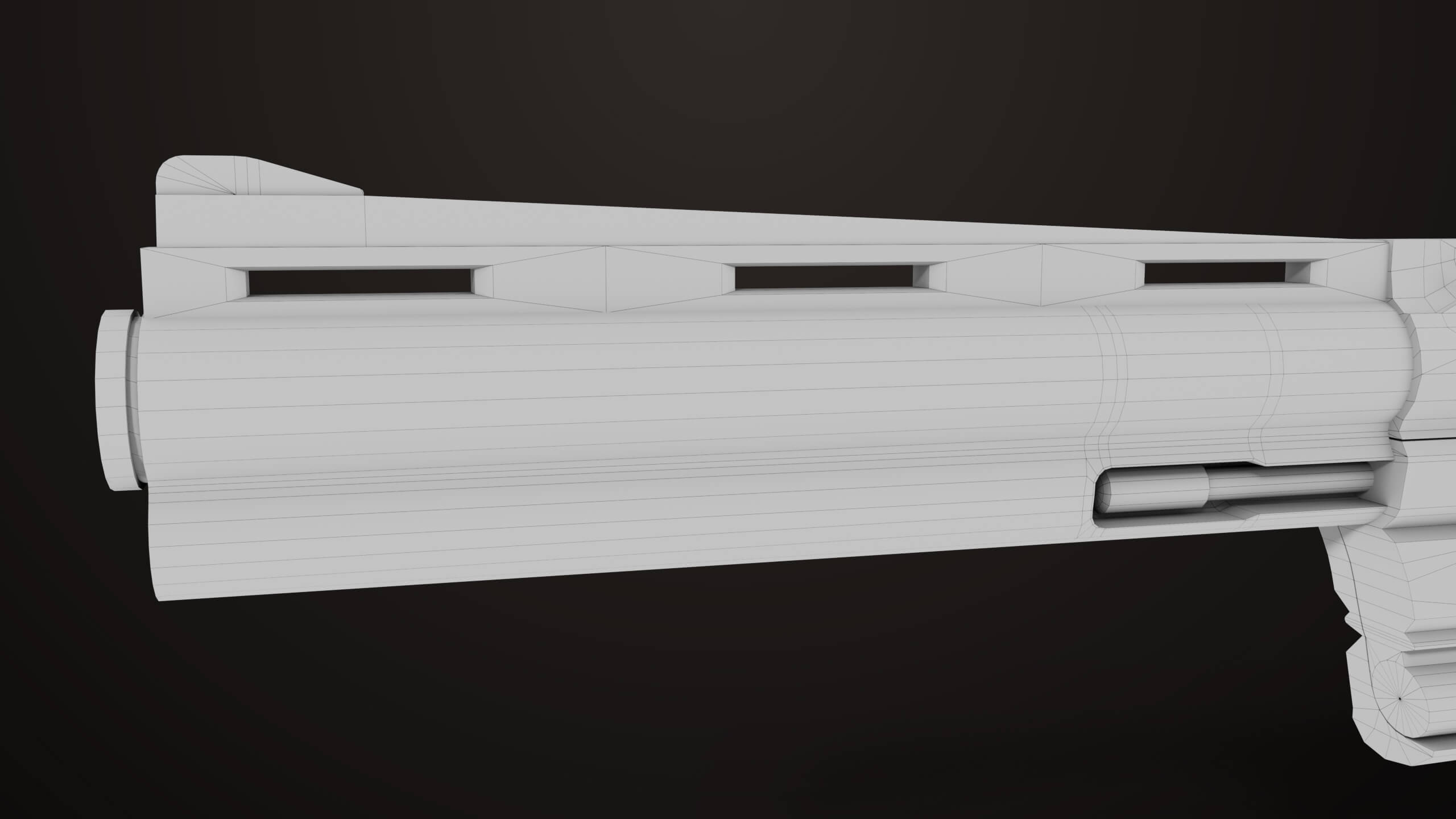 Revolver 05 Silver Colt Python All PBR Unity UE Textures - 3D Model by ...