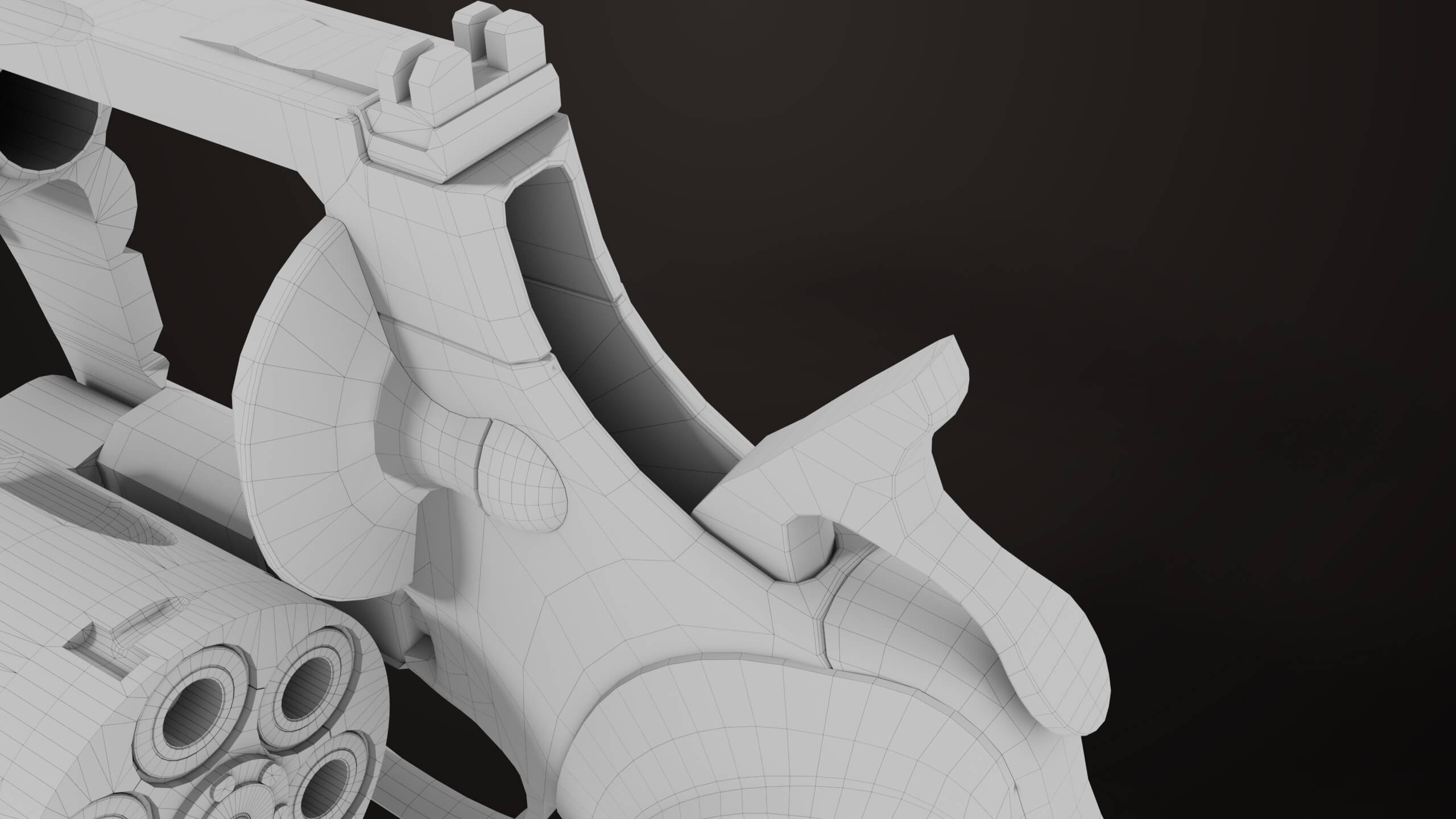 Revolver 05 Silver Colt Python All PBR Unity UE Textures - 3D Model by ...