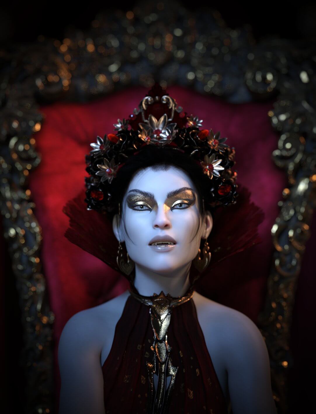 Red Queen 3D Rendering RenderHub Gallery