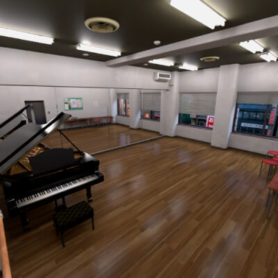 Dance Practice Room for DAZ by ekila22