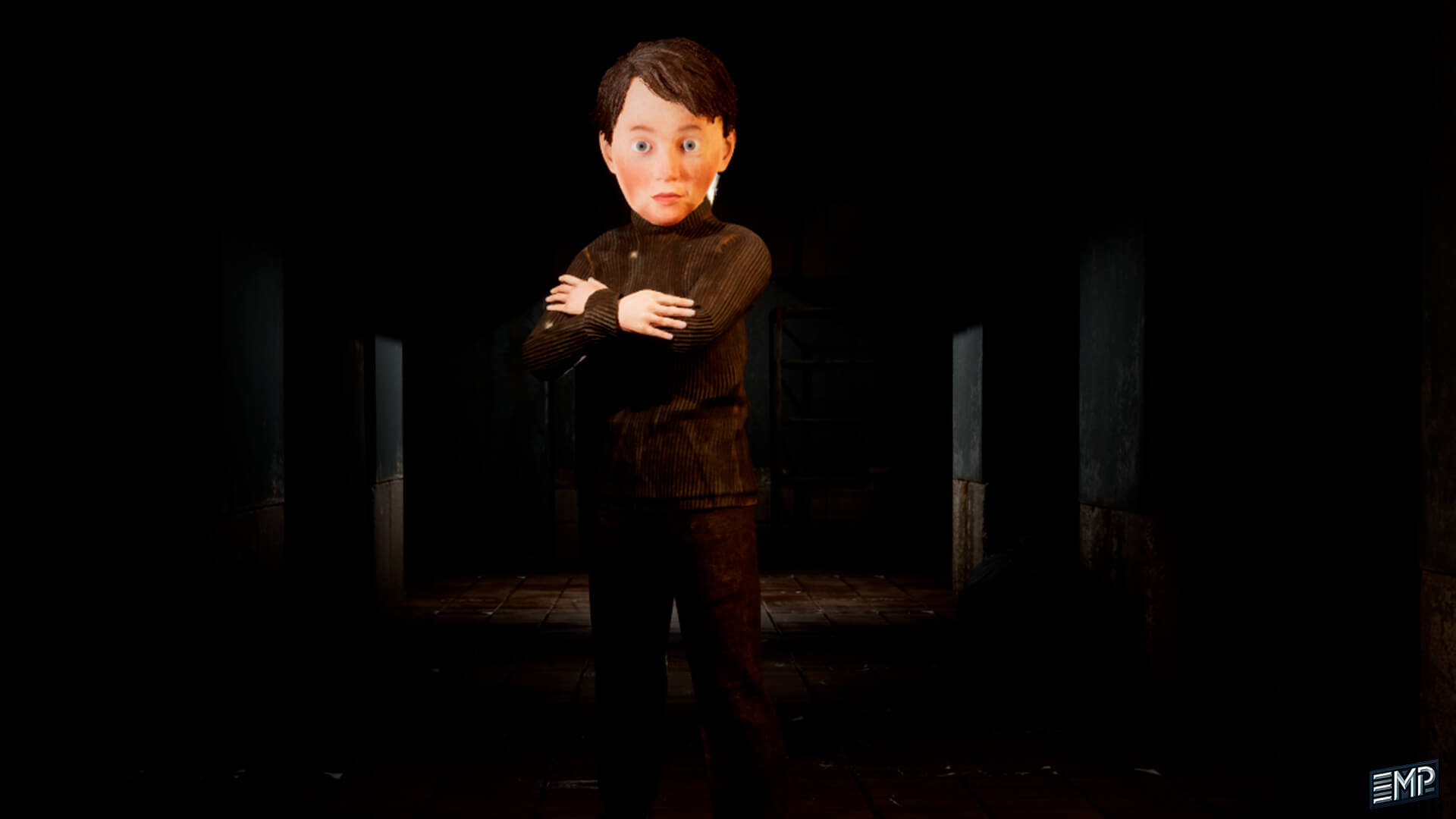 The Horror Child Game Character for Horror Games - 3D Model by EksisMP