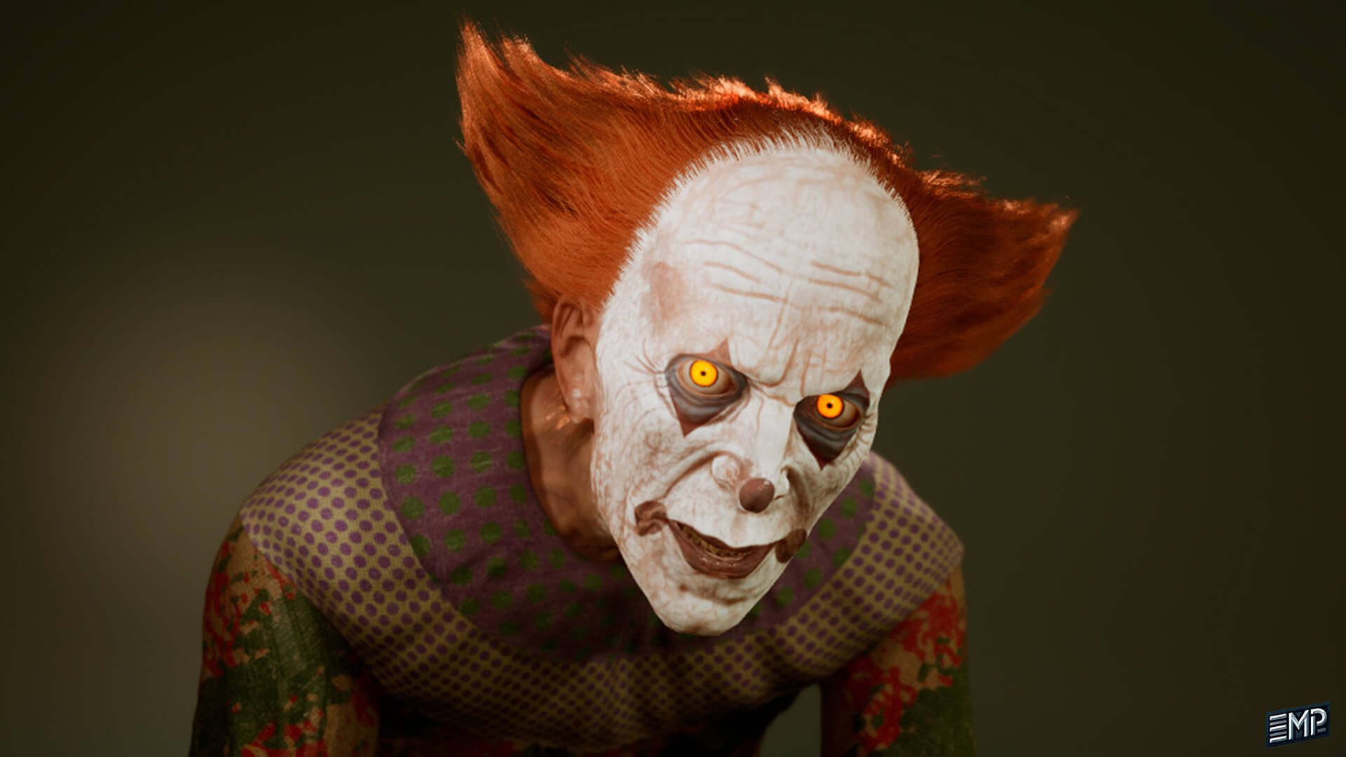 The Creepy Clown - 3D Model by EksisMP