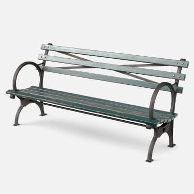 Bench Middle Green Props