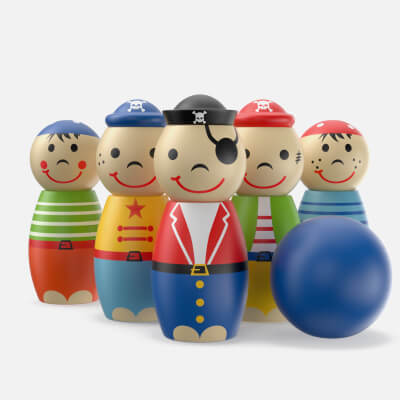 Bowling Pin Toy Pirates
