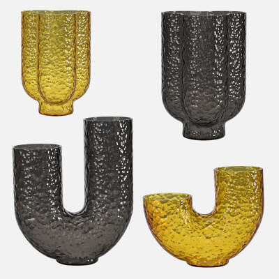 Bubble Glass Vases Props
