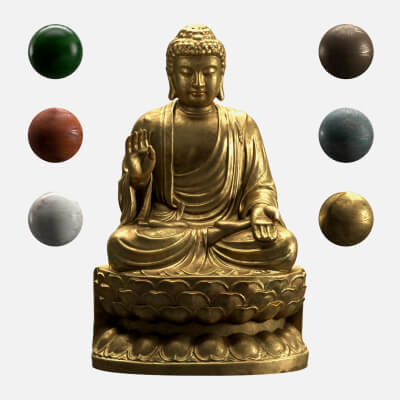 Buddha Statuette Props