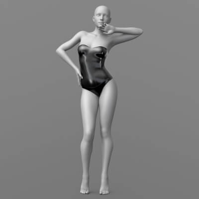 Corset and Panties G8 Female