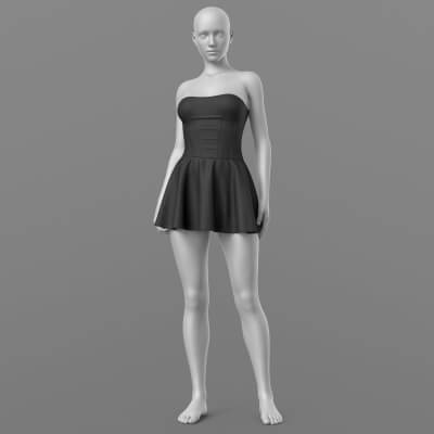 Corset Dress G8 Female