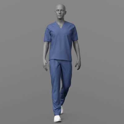 Doctor Clothes G8 Male Daz