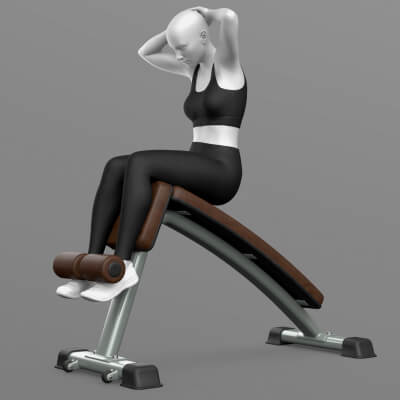 Gym Equipment Set 04v