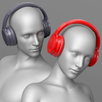 Headphones G8 Male and Female by Elena_Sh