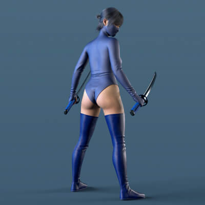 High Boots 4v Body Katana G9 by Elena_Sh