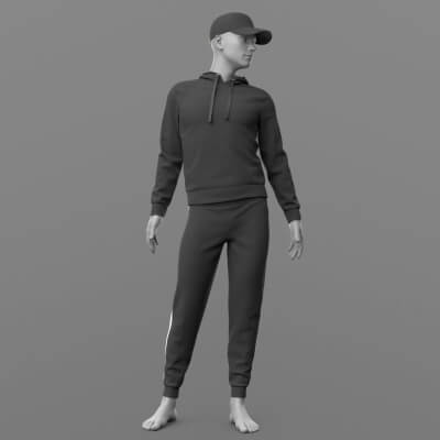 Hoody 02v Baseball Cap Sports Pants G8 Male