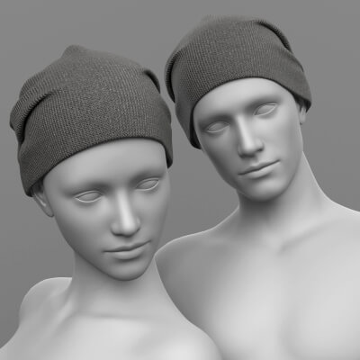 Knit Cap 1v G8 Female and Male
