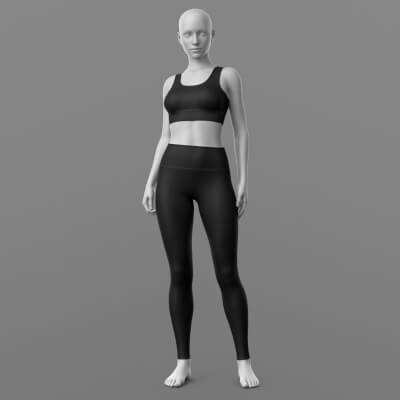 Leggings Top G8 Female by Elena_Sh