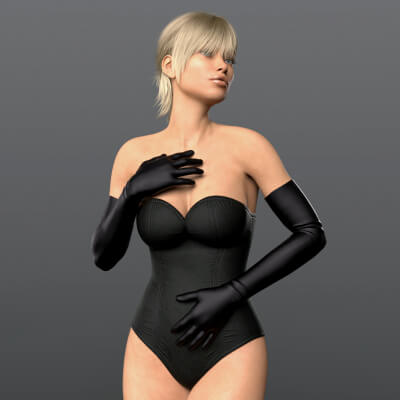Long Gloves G8F by Elena_Sh