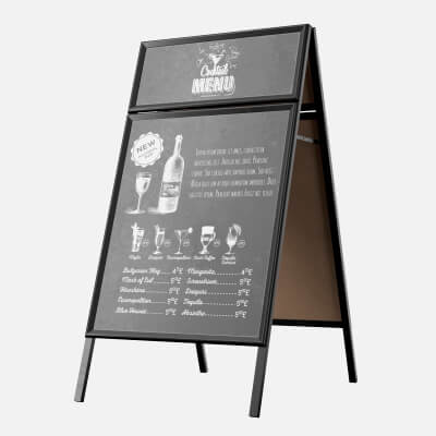 Menu Chalk 02v 3D Model