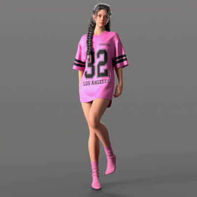 Oversize T-Shirt and Socks G9 by Elena_Sh