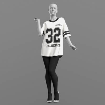 Oversize T-Shirt and Dance Leggings G8F